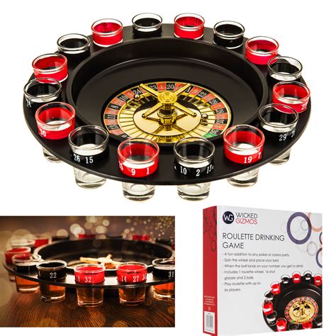 roulette wheel drinking game.